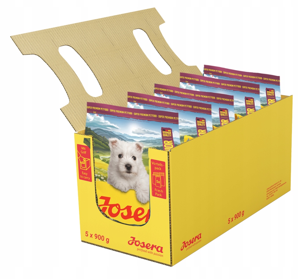 Josera Mini Junior Duck&Salmon Krmivo pro štěňata Kachna a losos 5x900g