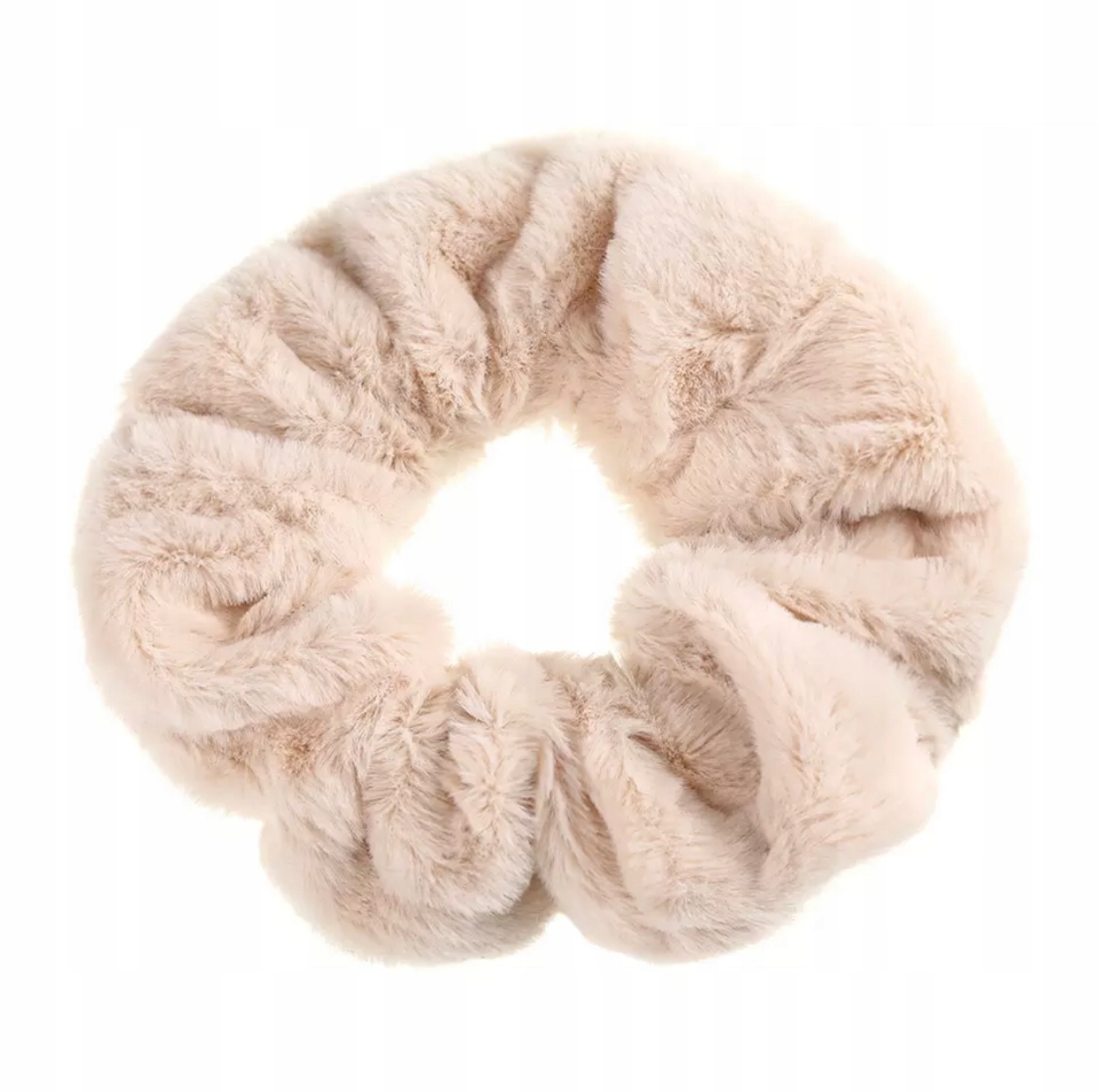 

Gumka do włosów frotka pluszowa brązowa scrunchies