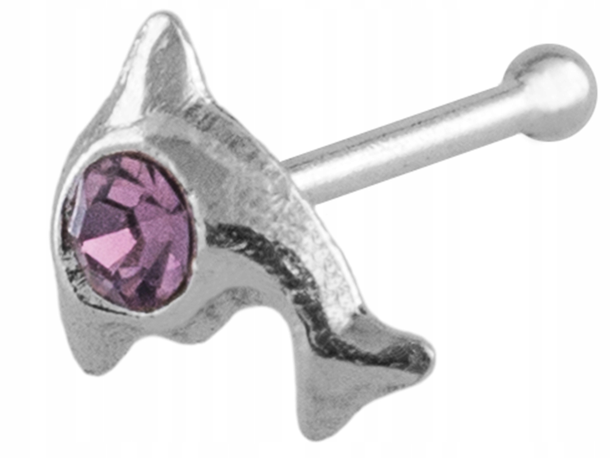 VERSIL - kolczyk do nosa nos delfinek SREBRO 0,925 Rodzaj kolczyki