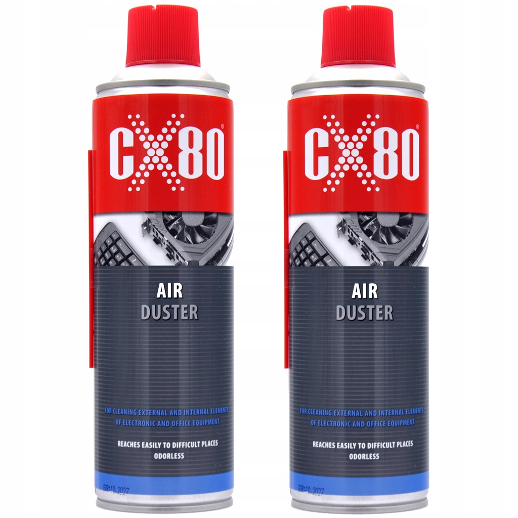 

CX80 Sprężone Powietrze Do Czyszczenia 2 x 500 ML