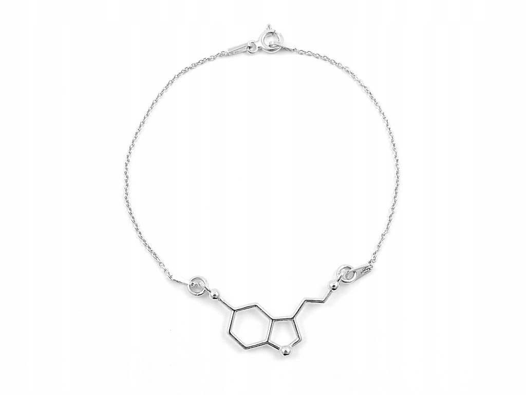 

Srebrna bransoletka Serotonina hormon szczęścia