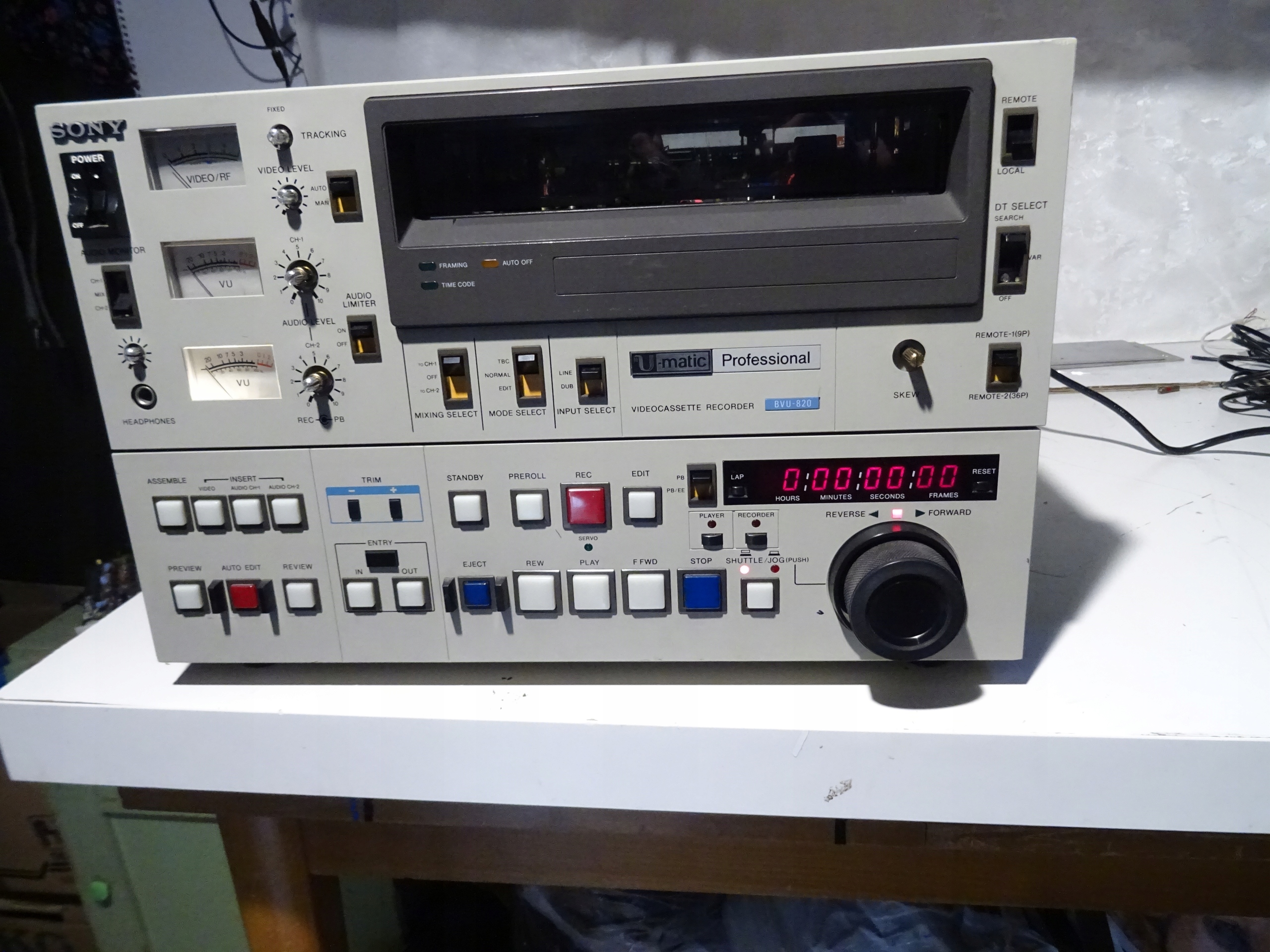 Sony BVU-820P U-Matic High Band SP | Dynamic Tracking | SPRAWNY