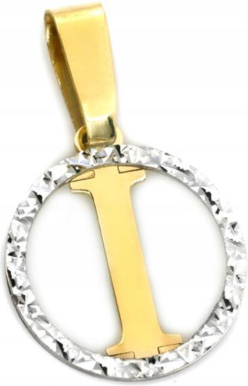 Zlatý přívěsek 585 písmenko I 0,66g přívěsek na řetízek 14k módní