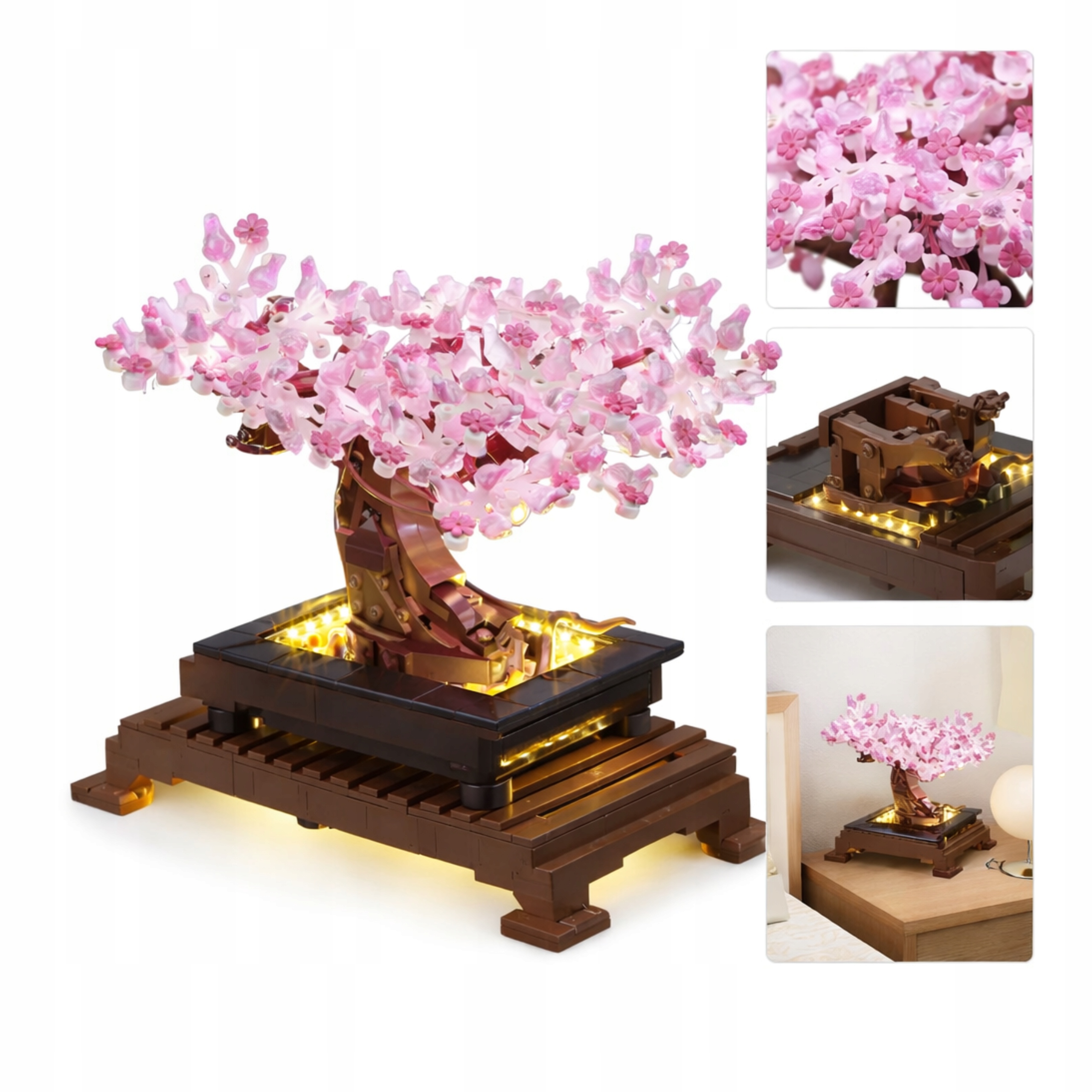Sada Led pro Lego 10281 Bonsai Icons osvětlení Diy Usb BrickBling