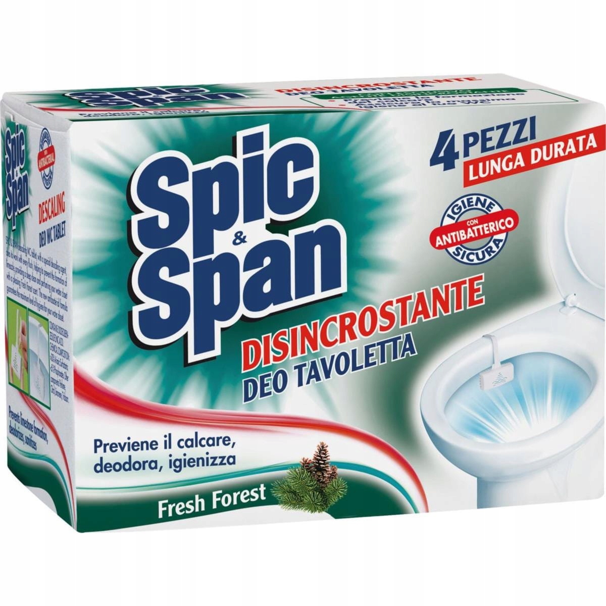 

Spic Span zawieszka koszyk do Wc Fresh Forest 4szt