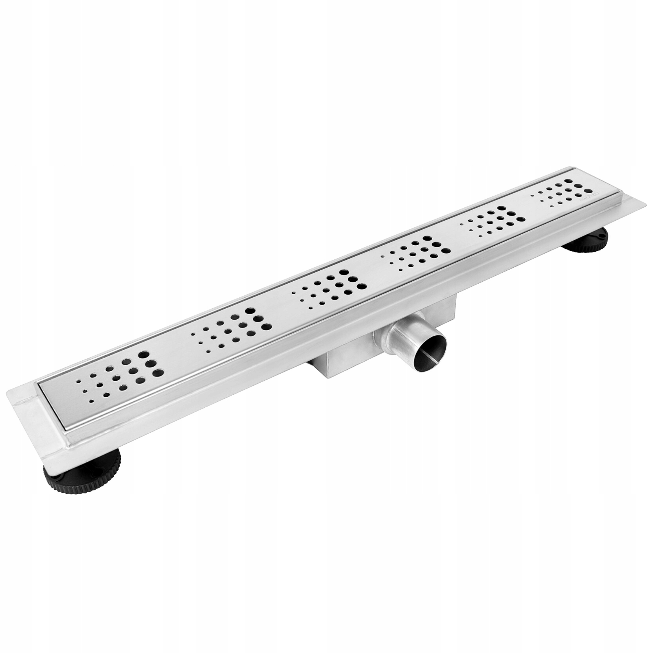 Lineárny odtok 70 cm Balneo Decor Drops inox, sifón súčasťou balenia