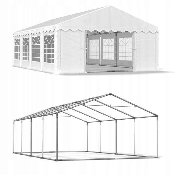 Namiot Pawilon Handlowy 5x8m Letni DAS 240 SF