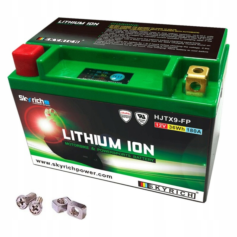 Akumulator Litowo-Jonowy Skyrich HJTX9-FP YTX9-BS 12V 3Ah 210A