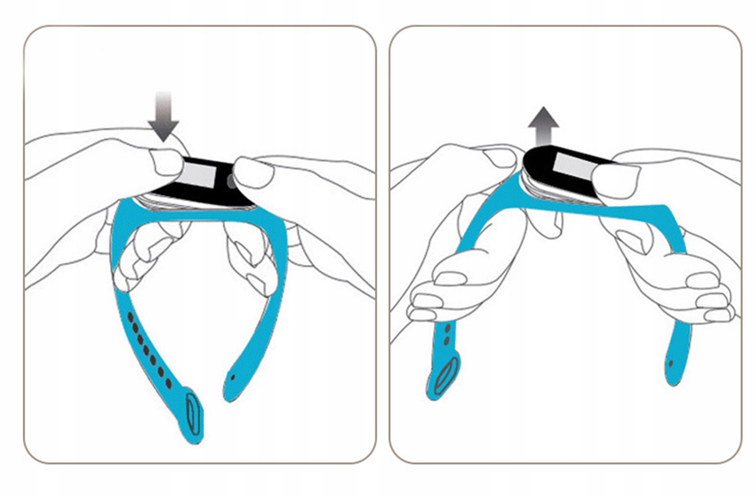 OPASKA BRANSOLETKA PASEK DO XIAOMI MI BAND 5 6 Długość 220 mm
