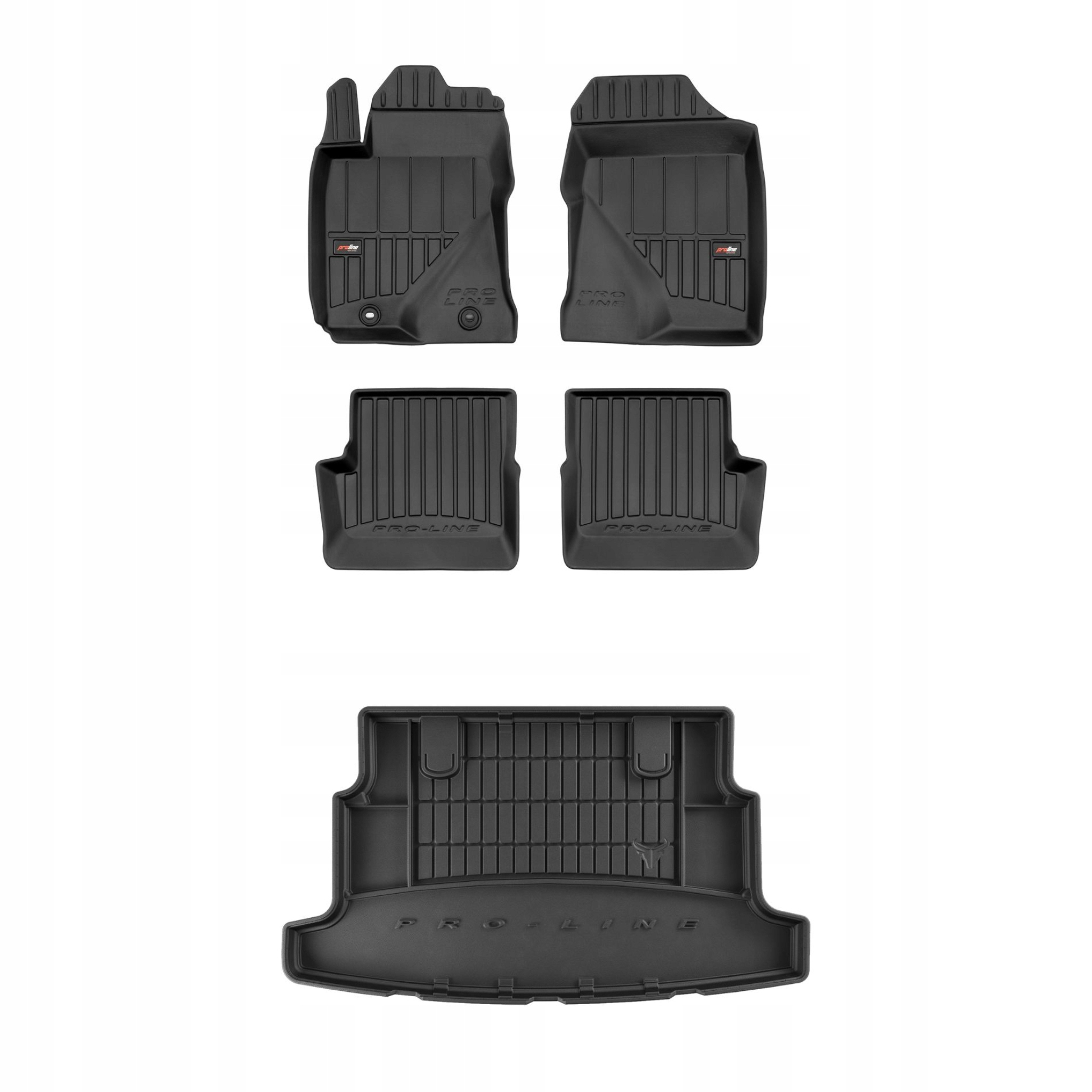 Sada gumových koberců a rohožek pro Toyota Corolla IX 2001-2007