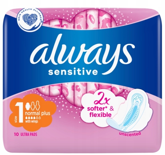 Always Podpaski Ultra 10 Soft Normal Plus