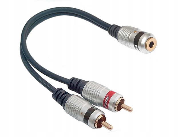 

Adapter Audio Jack 3.5/3P/gn-2xRCA/wt 0.2m Vitalco