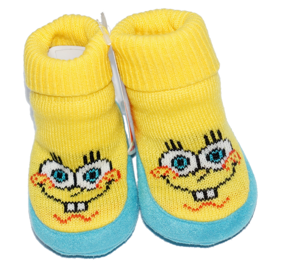 

Spongebob dzianinowe buciki niechodki 0-6 m. 10 cm