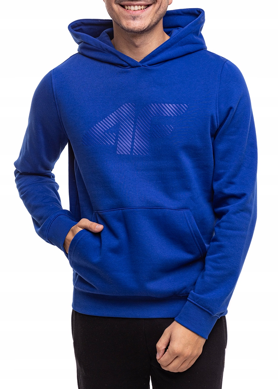Pánská Mikina Hoodie 4F Sportovní tepláková s kapucí Bavlněná vel L