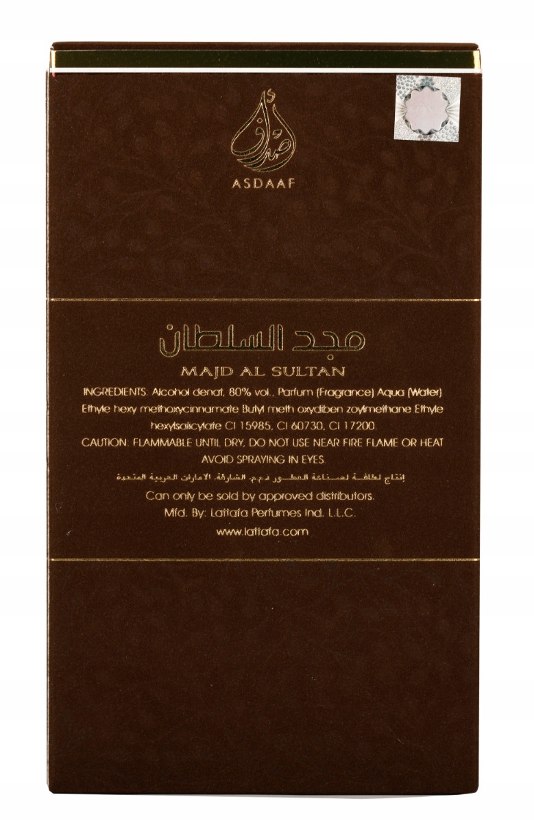 Lattafa Asdaaf Majd Al Sultan 100 ml Edp
