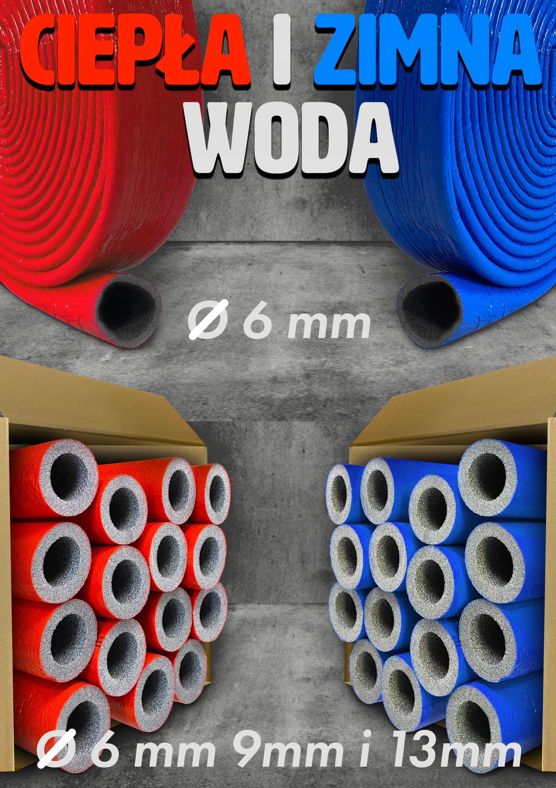 OTULINA NA RURĘ 35/9 IZOLACJA NIEBIESKA 1MB Typ rura PEX