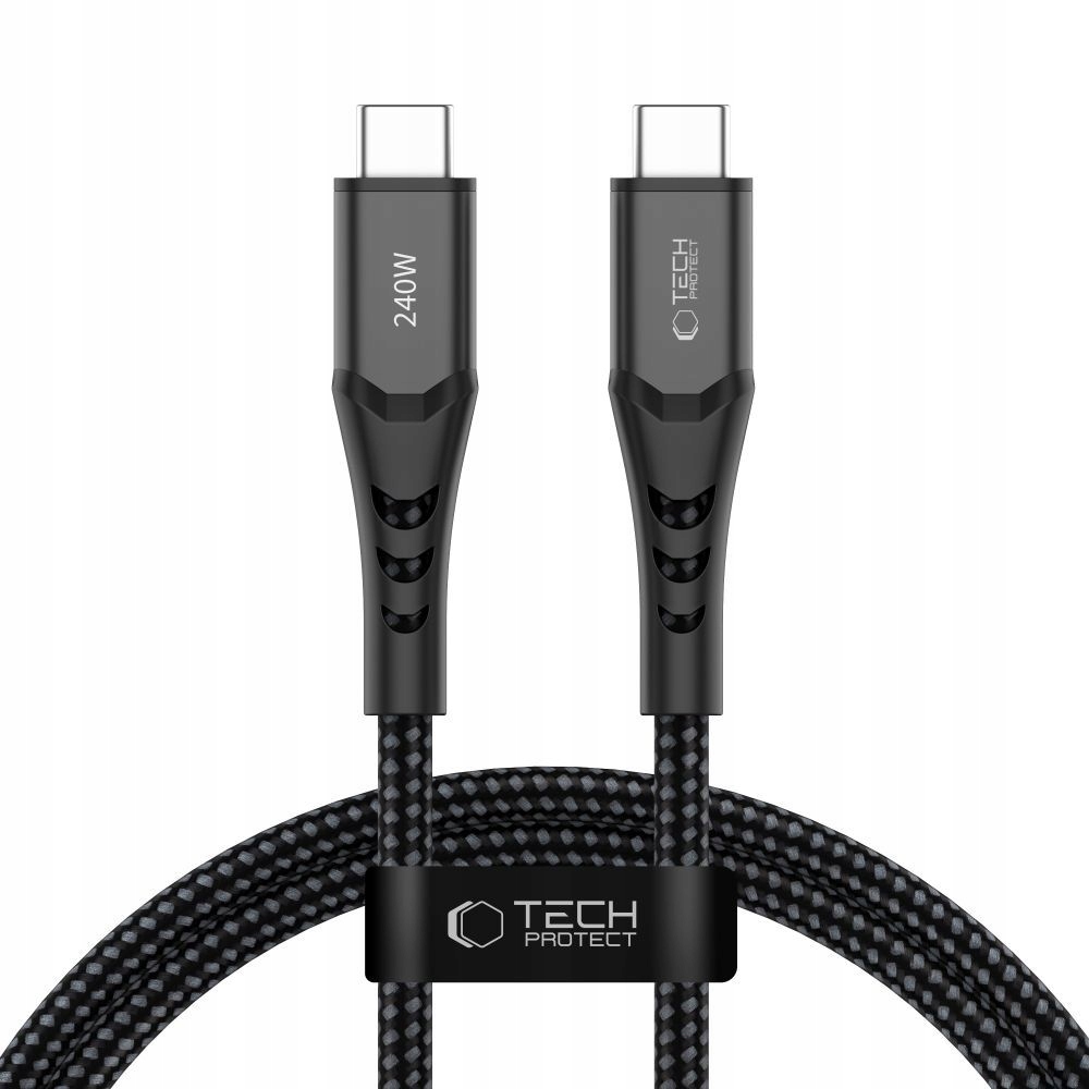 Tech- Protect UB11T Ultraboost Type- C Cable Pd 240W QC3. 0 100CM Black