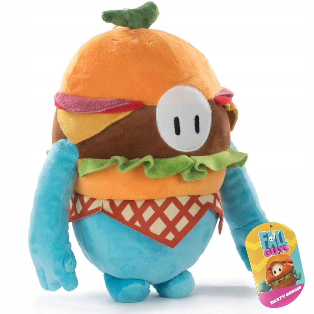 Fall Guys Pluszowy Tasty Burger 26CM Maskotka Z Gry Pluszak