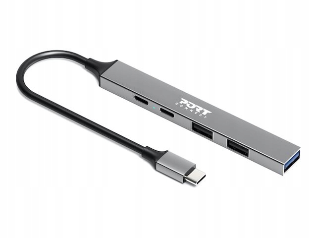 Port Connect Usb hub 5 portů 3A 1C Pd 100W pro BtoC Port Connect