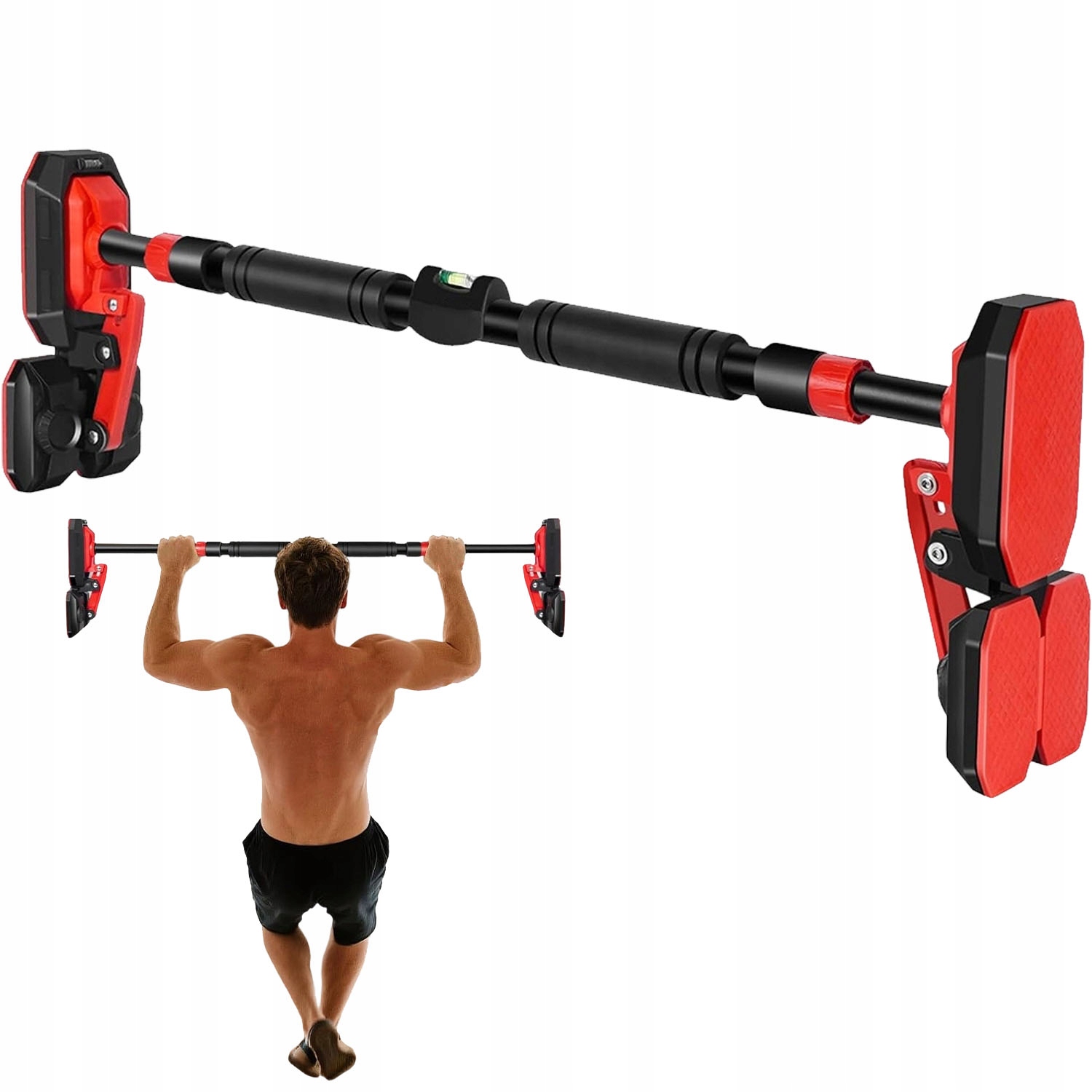 Hrazda pro zvedání nastavitelná ocelová bez vrtání 200 kg