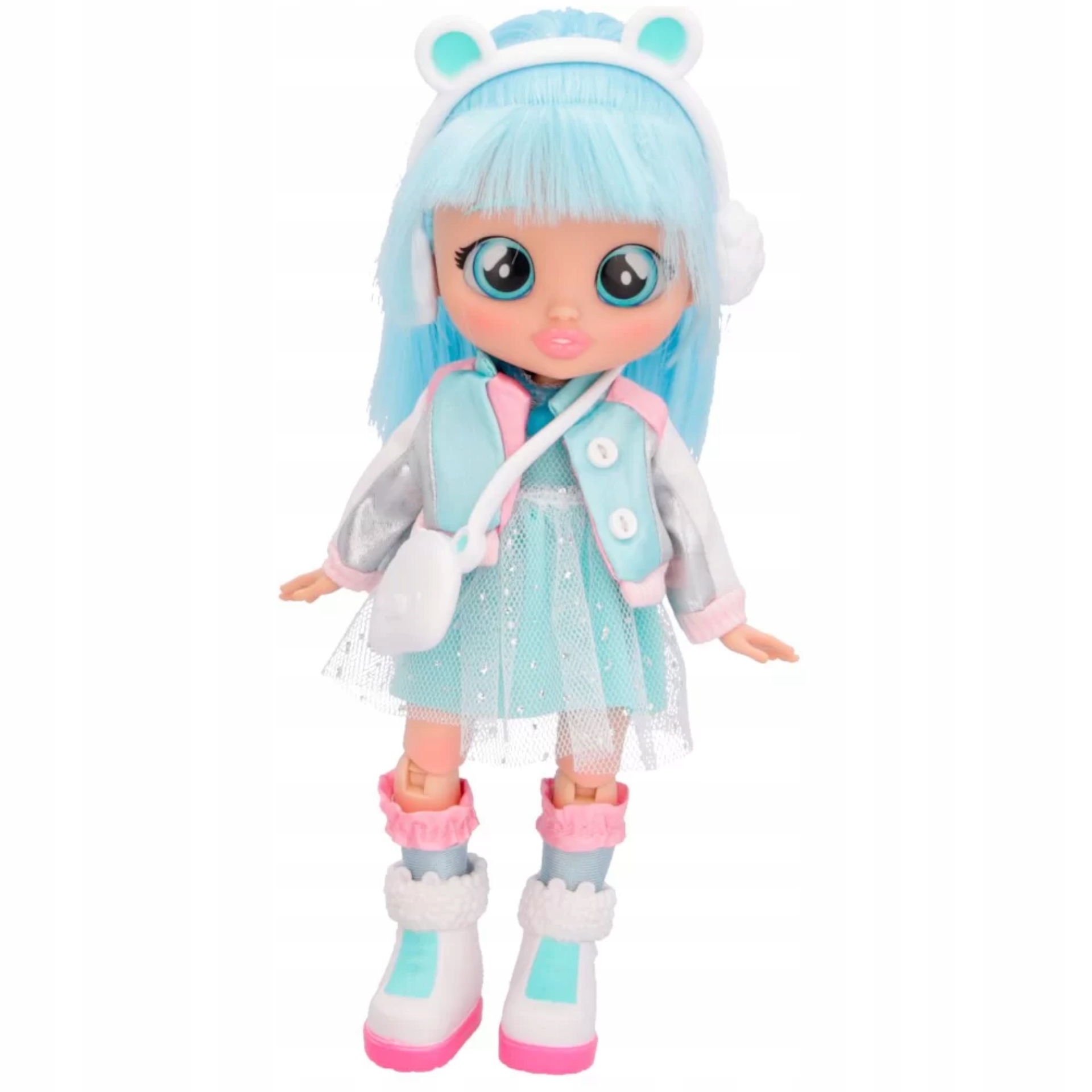 LALKA CRY BABIES BFF LALKA MODOWA KRISTAL ZABAWKA DLA DZIEWCZYNKI LALECZKA Kolor niebieski