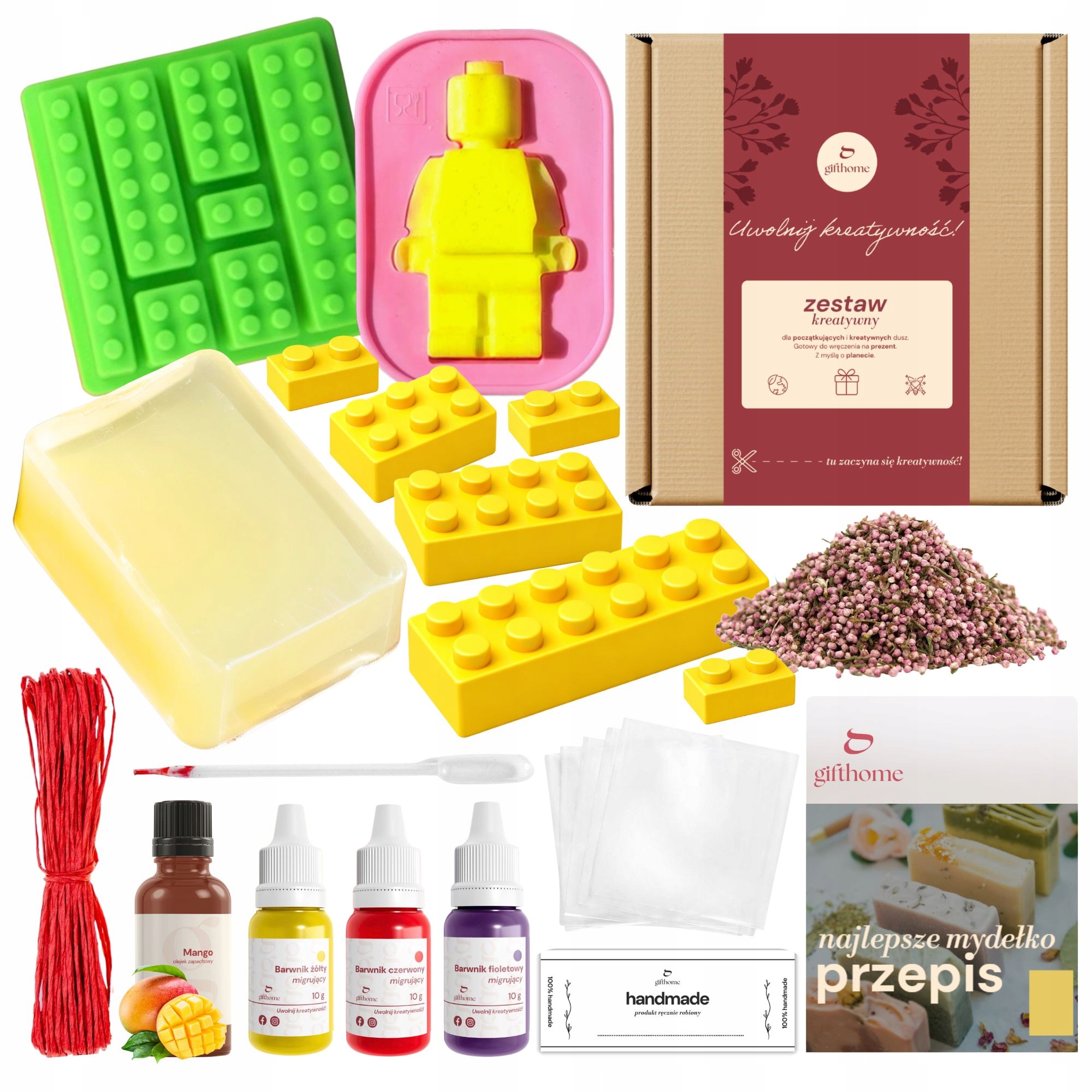 Diy sada na mýdla Kostky A Lidí Z Kostek pro děti Kreativní Krabička