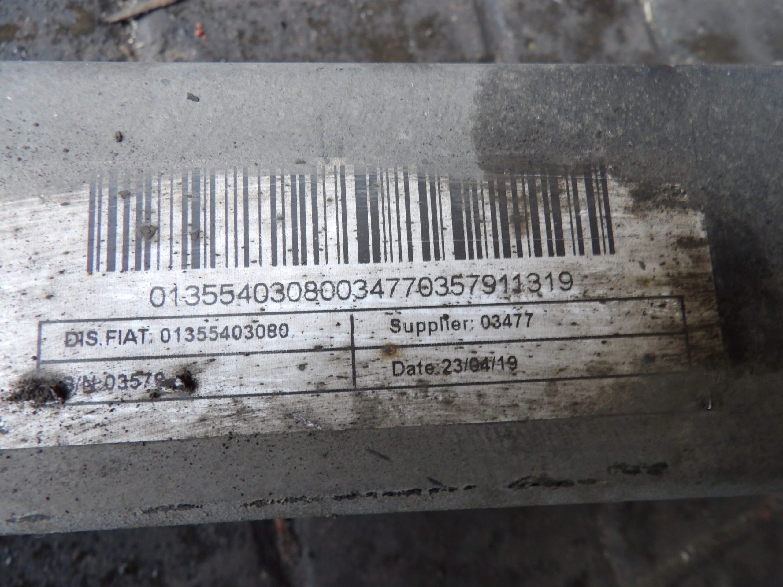 Peugeot Boxer II resor rear 01355403080