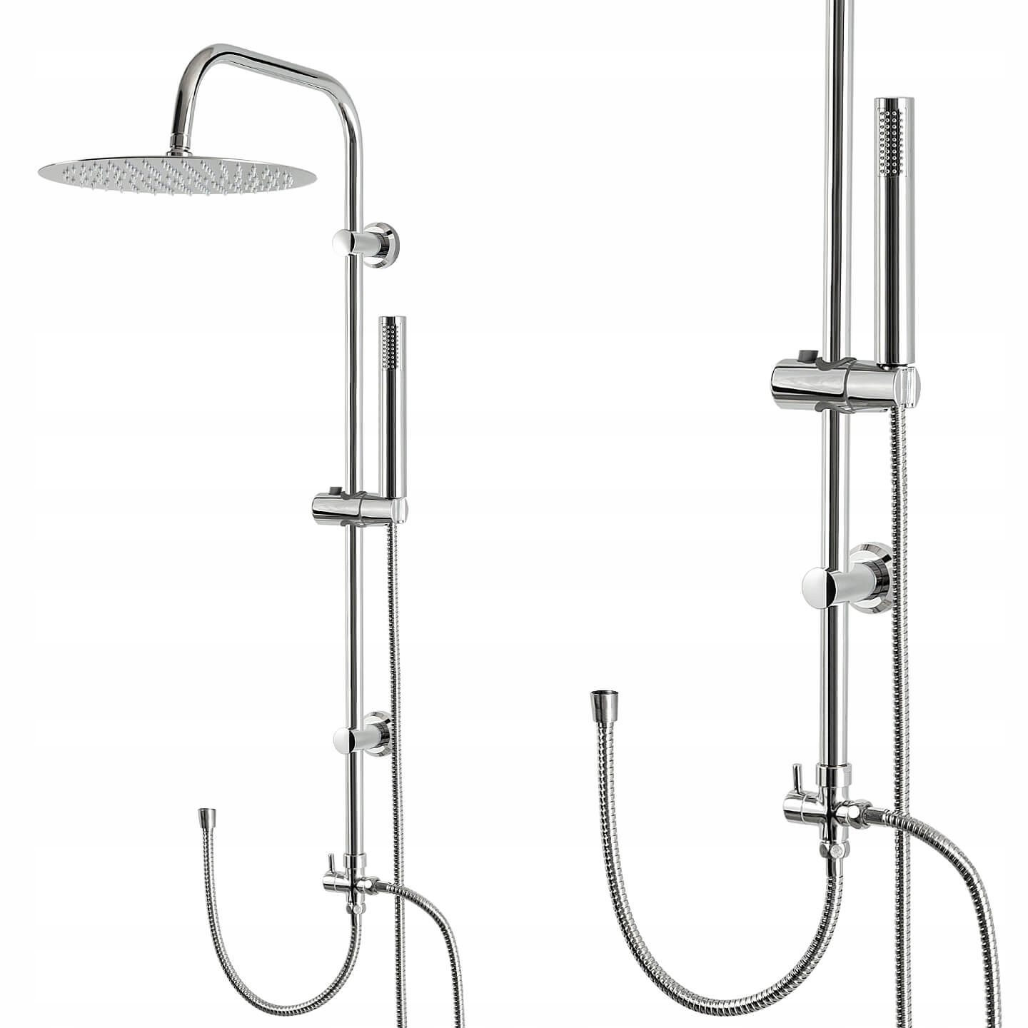 

Zestaw Prysznicowy ultra cienka deszczownica 30cm