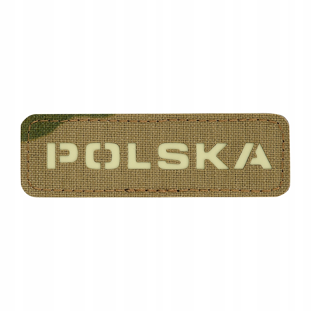 M-Tac Naszywka Rzep Pvc Wojskowa Polska 25х80 Laser Cut Multicam/GID