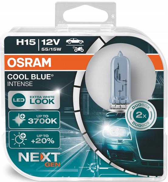

Osram Cool Blue Intense Żarówki H15 12V Duo