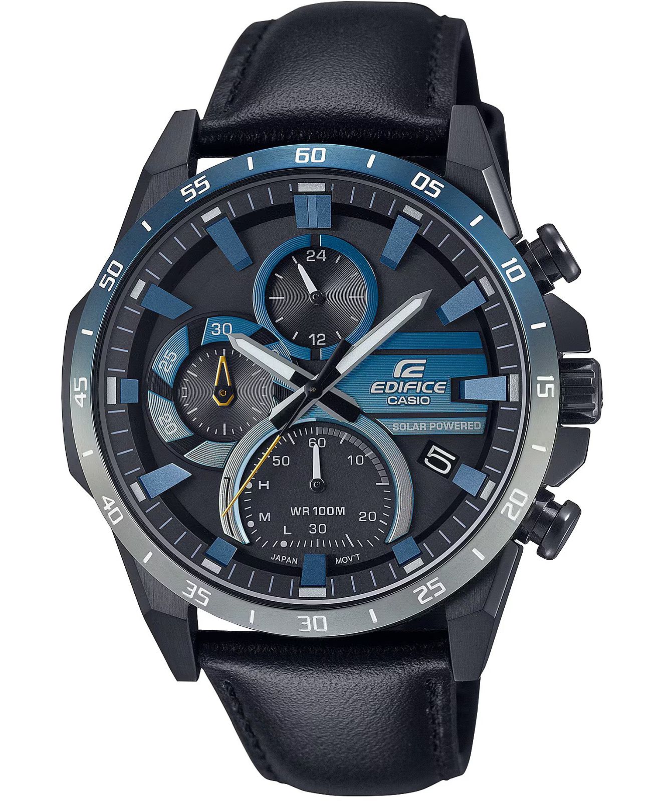 Pánské hodinky Casio Edifice EQS-940NL-1AVUEF černé chrono solární WR100