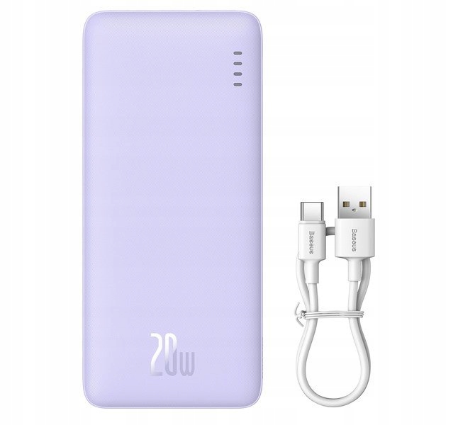 Baseus Powerbank Airpow 20000MAH 20W (fioletowy)