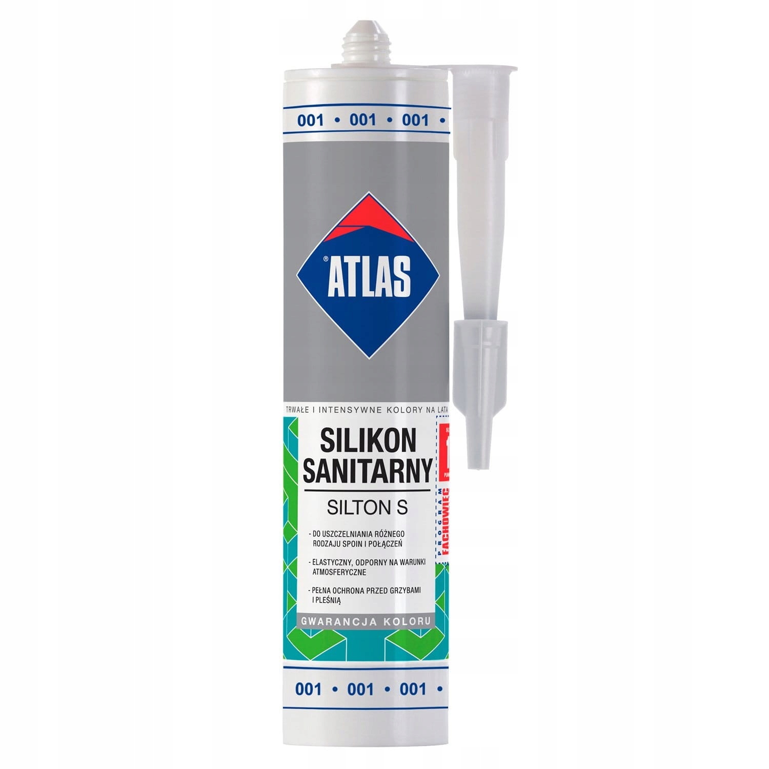 

Silikon Atlas Silton S kolor 001 Biały 280ML