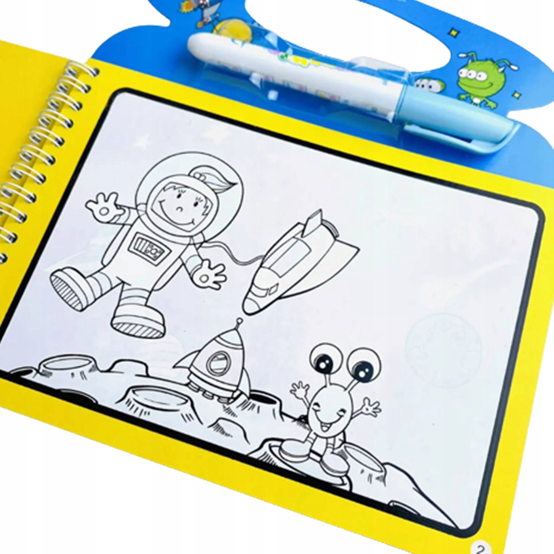 KOLOROWANKA WODNA +FLAMASTER MALOWANKA KOSMOS EAN (GTIN) 5905143305843