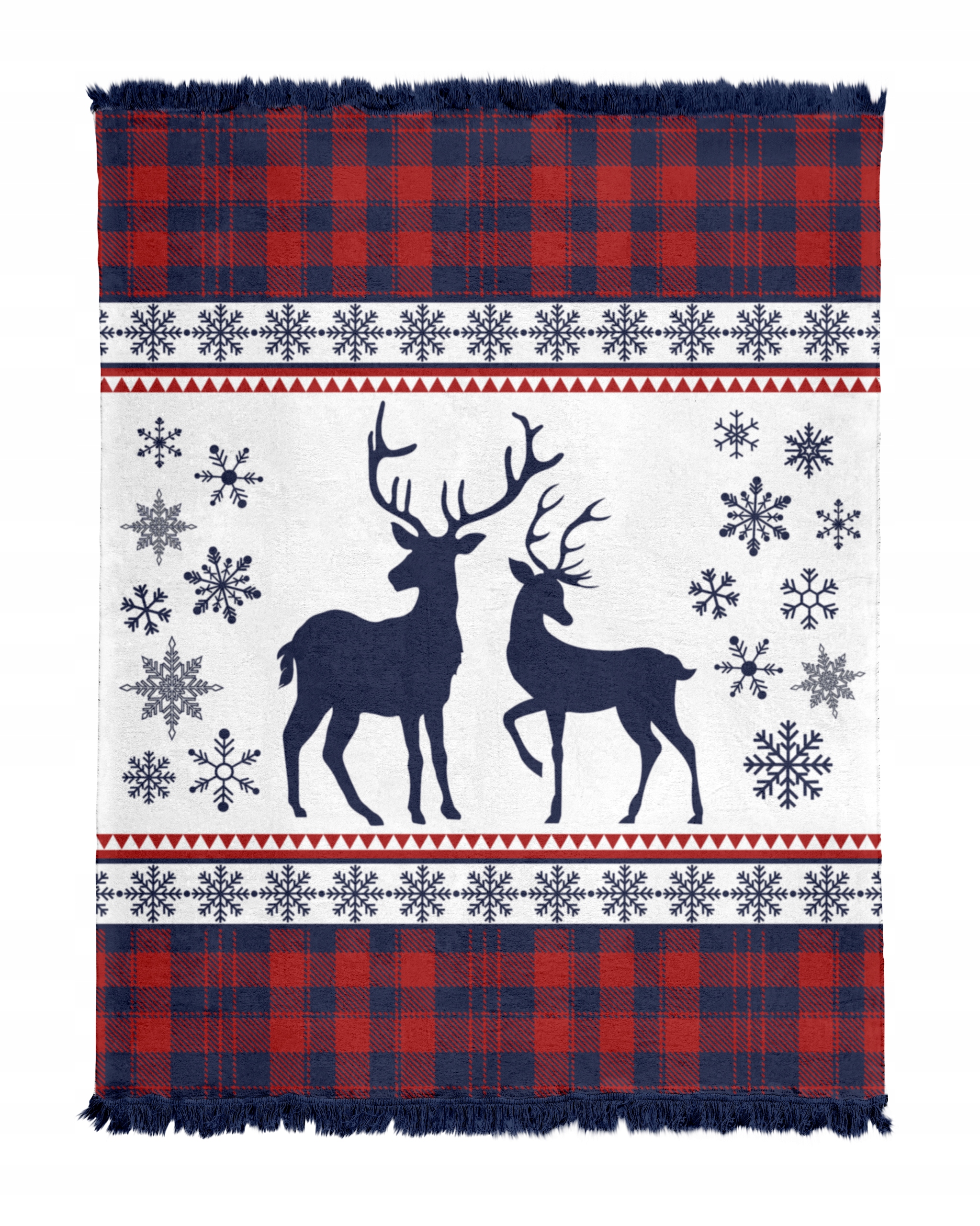 bavlněná deka 150x200, teplý, tlustý vánoční přehoz