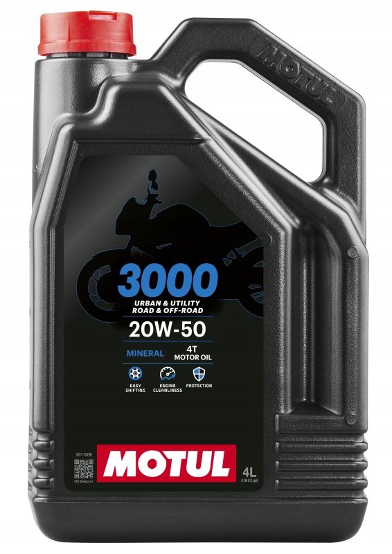 Motul Olej 20V50 4L 3000 4T Minerálny Motocykle