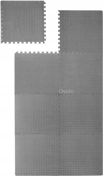 Ochranná Gumová Podložka Puzzle 60x60 Do Posilovny Pod Vybavení 8 Kusů