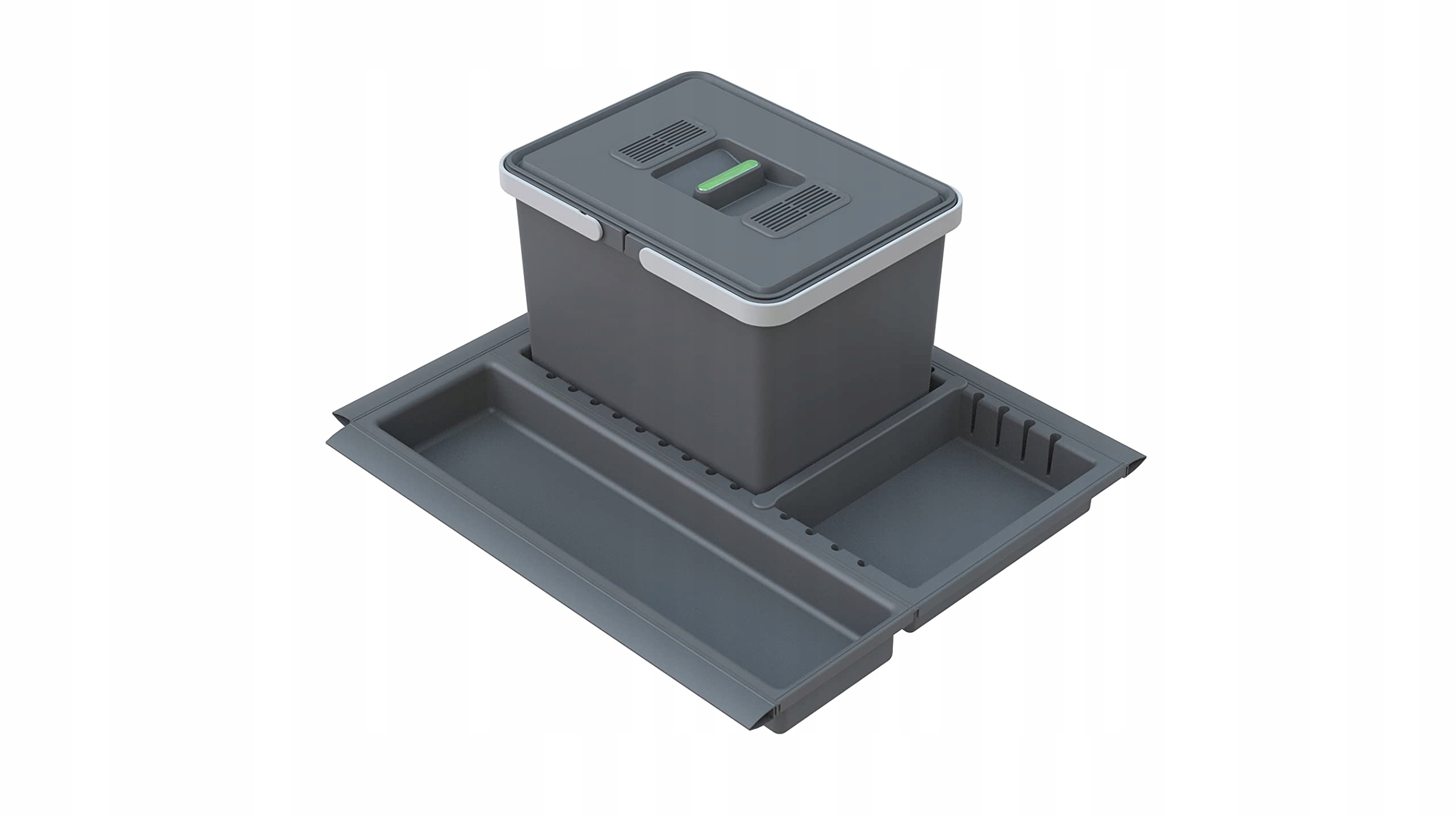 Levně odpadkový koš Elletipi Metropolis středně šedý