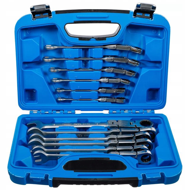 Sada očkoplochých kľúčov s lámacou račňou 8-19 mm 12 ks Bgs 6180