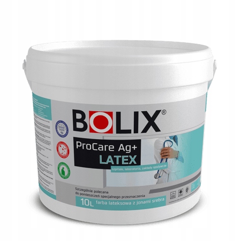 

Bolix ProCare Ag+ 10L Biała Farba do szpitali