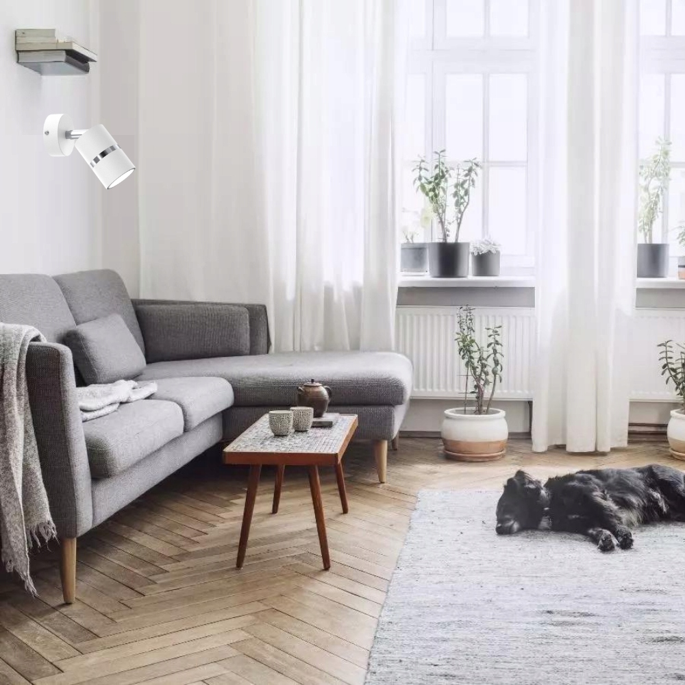 REGULOWANY PLAFON SPOT KINKIET LAMPA TUBA LED GU10 Marka inna