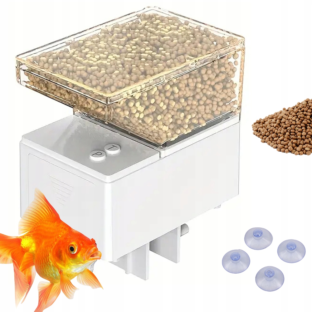 Krmítko Automatický podavač krmiva pro ryby 500 ml Krmítko pro ryby do akvária