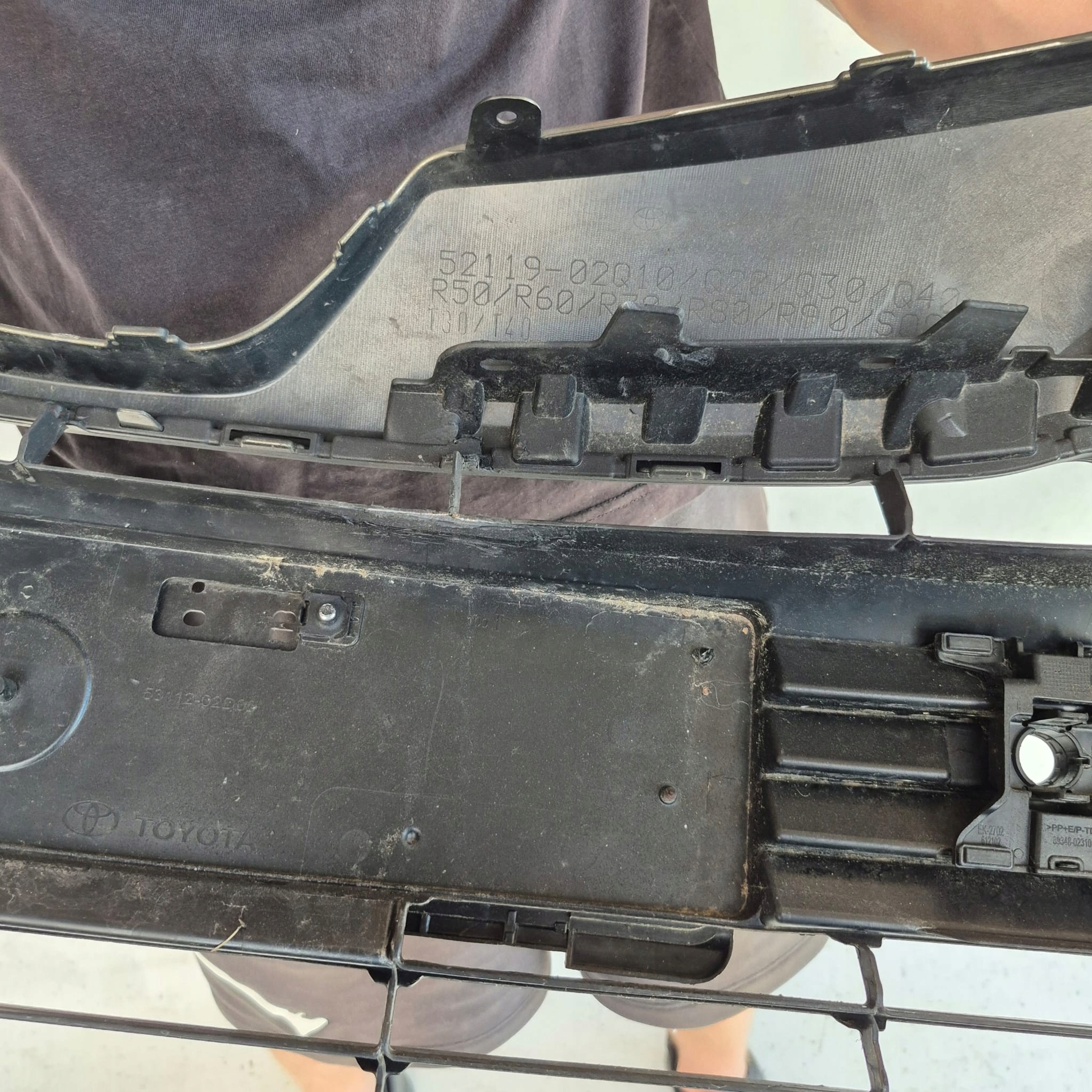 TOYOTA COROLLA E21 sedan 19- bumper front front PDC SPR