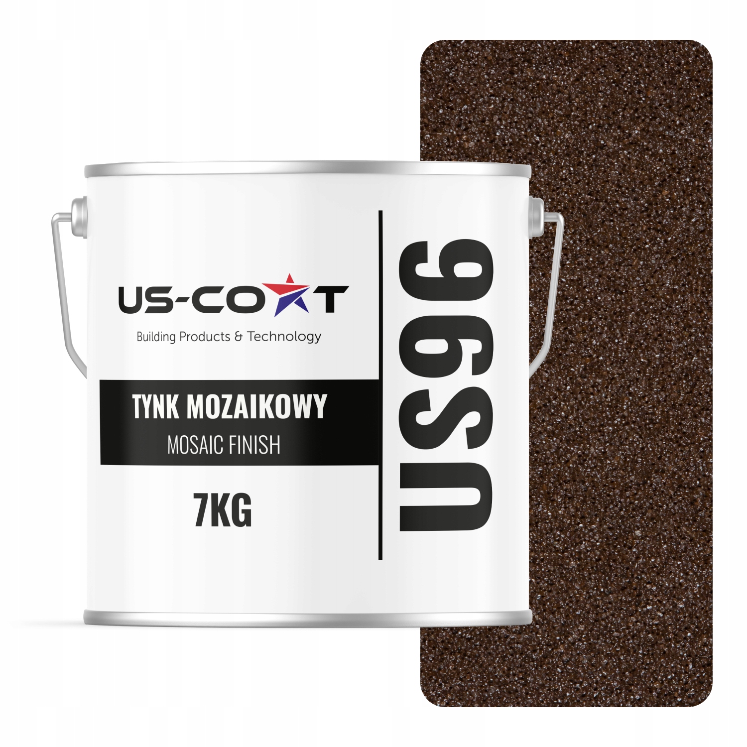 Mozaiková Omítka Mozaika 7 Kg Hnědá Tmavá M95 Ozdobná Pryskyřičná Prémiová