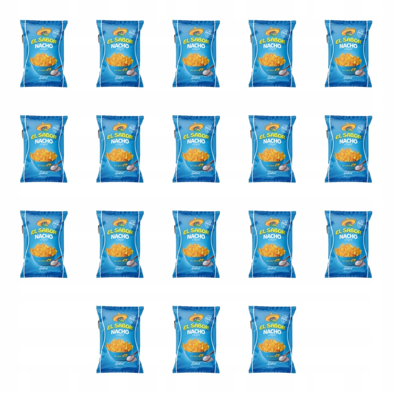 Nachosy solone 100g El Sabor X18