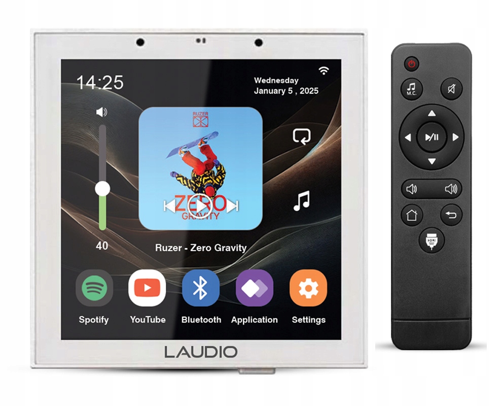 Laudio W40WIFI Internetové Podomietkové Rádio S Bt Usb Sd 4x 40W