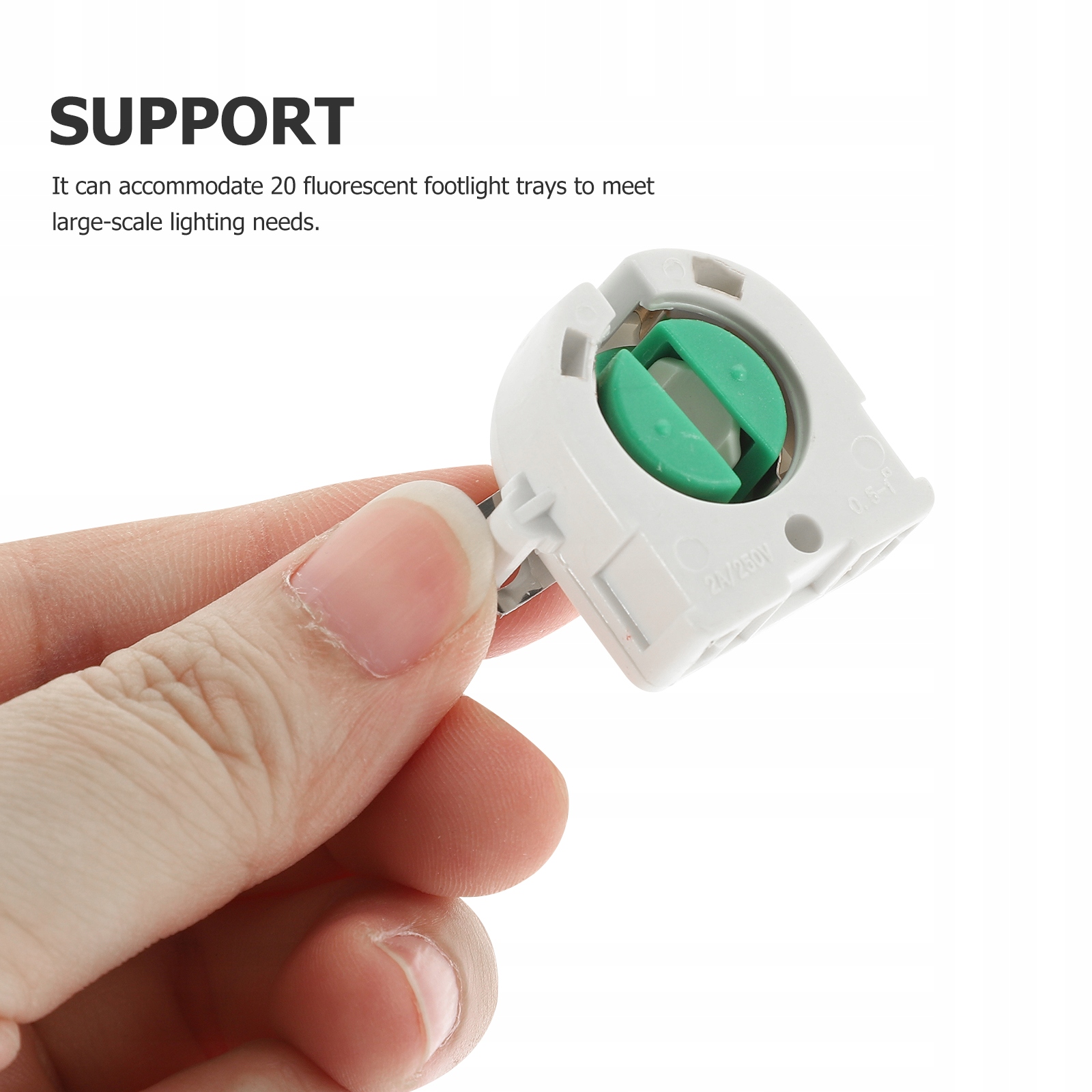 UCHWYT ŚWIETLÓWKI T8 LAMPA LED ABS Liczba elementów w zestawie 0 szt.