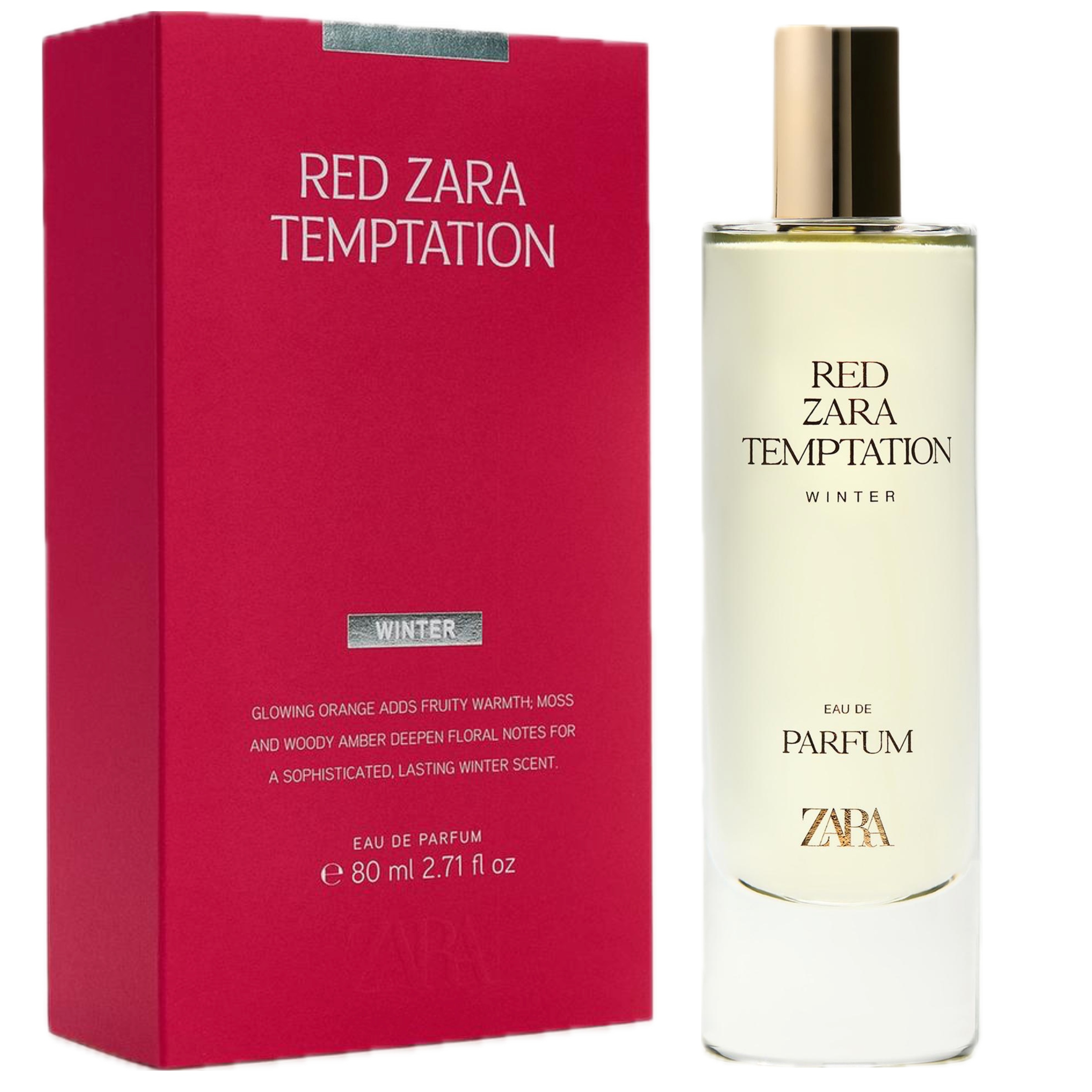 Zara Red Temptation Winter 80 ML Dámské Parfémy