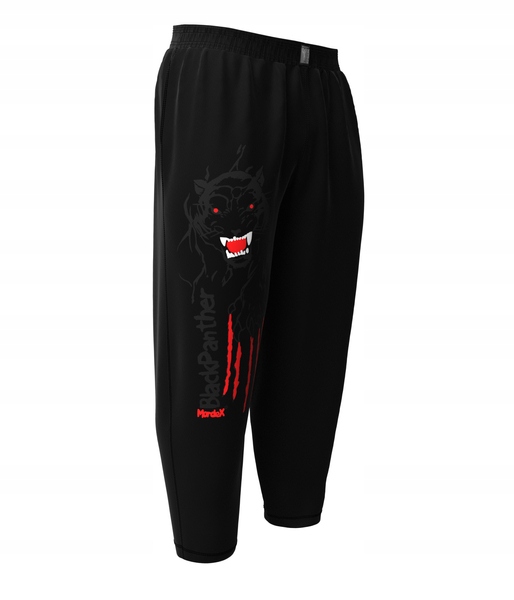 Spodnie Black Panther trening Mordex czarne XXL
