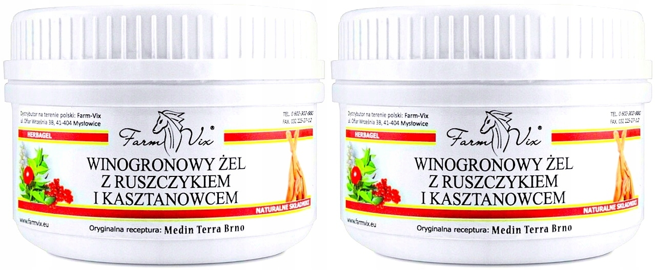 

Winogronowy Żel z Ruszczykiem i Kasztanowcem 700ml